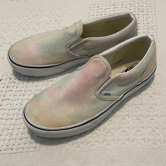 Vans 7 juniors casual slip on sneaker rainbow ombre multi color 2590 - Picture 10 of 12